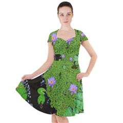 Lily Pond Cap Sleeve Midi Dress by okhismakingart