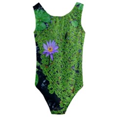 Lily Pond Kids  Cut-out Back One Piece Swimsuit by okhismakingart