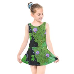 Lily Pond Kids  Skater Dress Swimsuit by okhismakingart