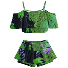 Lily Pond Kids  Off Shoulder Skirt Bikini by okhismakingart