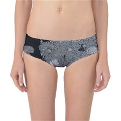 Black And White Lily Pond Classic Bikini Bottoms by okhismakingart