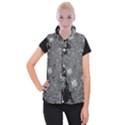 Black and White Lily Pond Women s Button Up Vest View1