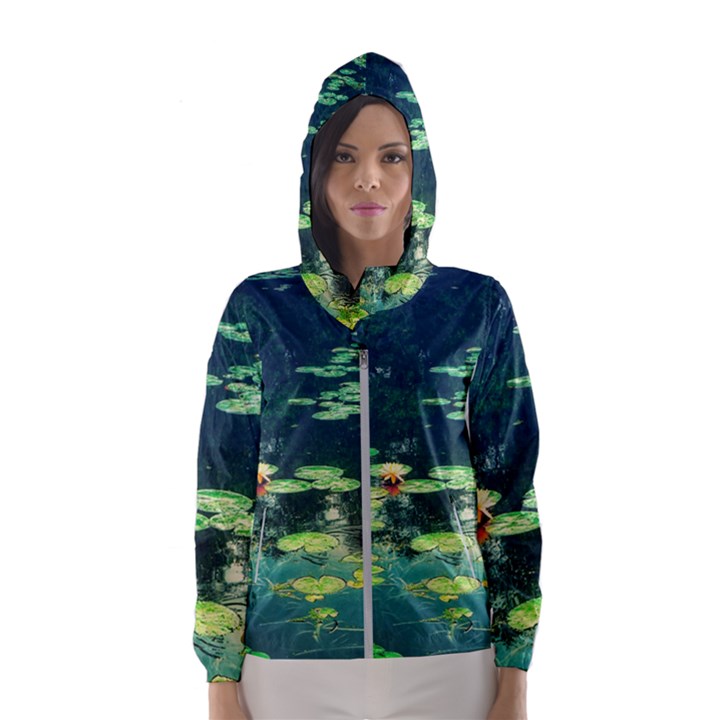 Lily Pond II Women s Hooded Windbreaker