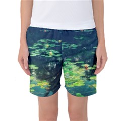 Lily Pond Ii Women s Basketball Shorts by okhismakingart