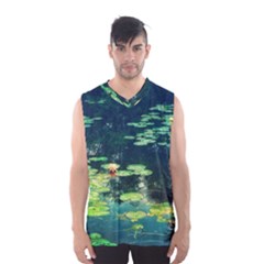 Lily Pond Ii Men s Basketball Tank Top by okhismakingart