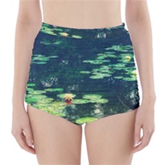 Lily Pond Ii High-waisted Bikini Bottoms by okhismakingart