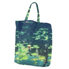 Lily Pond Ii Giant Grocery Tote by okhismakingart