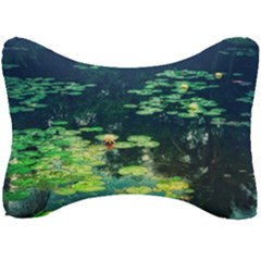 Lily Pond Ii Seat Head Rest Cushion by okhismakingart