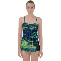 Lily Pond Ii Babydoll Tankini Set by okhismakingart