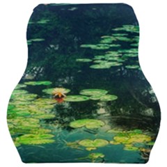 Lily Pond Ii Car Seat Velour Cushion  by okhismakingart