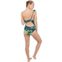 Lily Pond II Frilly One Shoulder Swimsuit View2