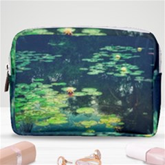 Lily Pond Ii Make Up Pouch (medium) by okhismakingart