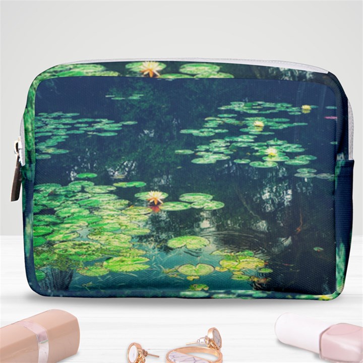 Lily Pond II Make Up Pouch (Medium)