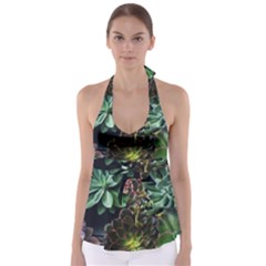 Succulents Babydoll Tankini Top by okhismakingart