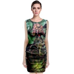 Succulents Classic Sleeveless Midi Dress by okhismakingart