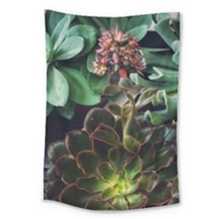 Succulents Large Tapestry