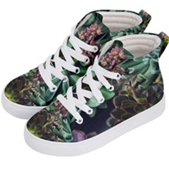 Succulents Kids  Hi-top Skate Sneakers by okhismakingart