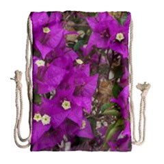 Bougainvillea  Drawstring Bag (large) by okhismakingart