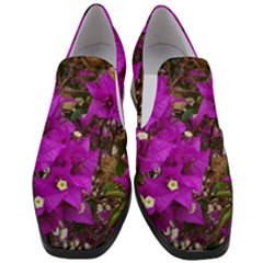 Bougainvillea  Slip On Heel Loafers by okhismakingart