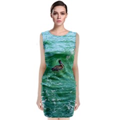 Waterbird  Sleeveless Velvet Midi Dress by okhismakingart