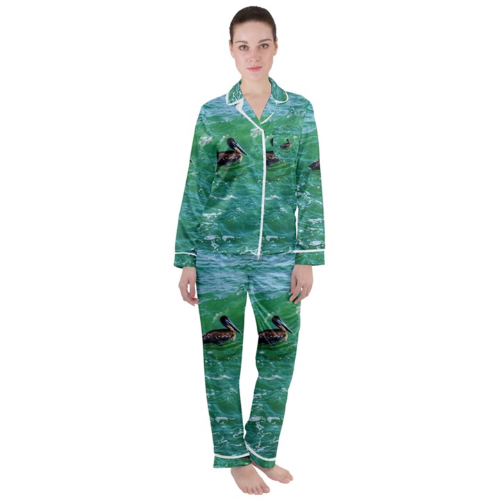 Waterbird  Satin Long Sleeve Pyjamas Set