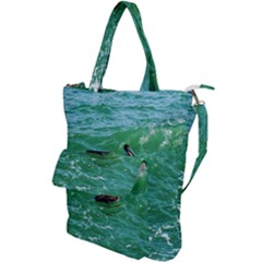 Waterbird  Shoulder Tote Bag by okhismakingart