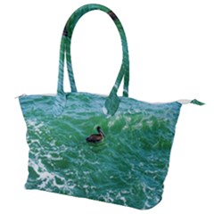 Waterbird  Canvas Shoulder Bag by okhismakingart