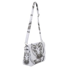 Owl Shoulder Bag With Back Zipper