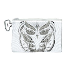 Owl Canvas Cosmetic Bag (medium) by Sudhe