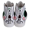 Day Of The Dead Skull Sugar Skull Women s Hi-Top Skate Sneakers View4