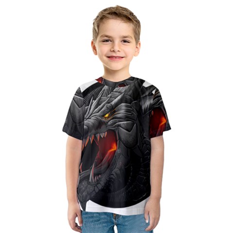 Dragon City Kids  Sport Mesh Tee by Sudhe