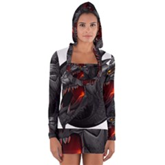 Dragon City Long Sleeve Hooded T-shirt by Sudhe