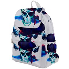 Skull Pirates Symbol Skeleton Top Flap Backpack