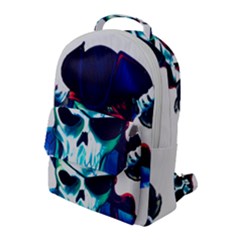 Skull Pirates Symbol Skeleton Flap Pocket Backpack (large) by Sudhe