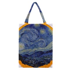 The Starry Night Starry Night Over The Rhne Pain Classic Tote Bag by Sudhe