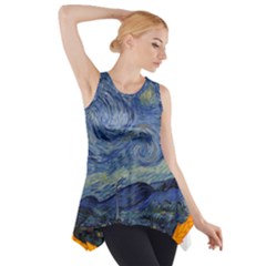 The Starry Night Starry Night Over The Rhne Pain Side Drop Tank Tunic by Sudhe