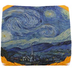 The Starry Night Starry Night Over The Rhne Pain Seat Cushion by Sudhe