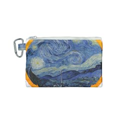 The Starry Night Starry Night Over The Rhne Pain Canvas Cosmetic Bag (small) by Sudhe