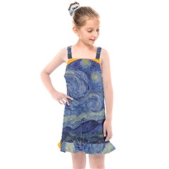 The Starry Night Starry Night Over The Rhne Pain Kids  Overall Dress by Sudhe