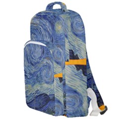 The Starry Night Starry Night Over The Rhne Pain Double Compartment Backpack by Sudhe