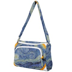 The Starry Night Starry Night Over The Rhne Pain Front Pocket Crossbody Bag by Sudhe