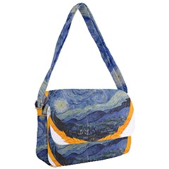 The Starry Night Starry Night Over The Rhne Pain Courier Bag by Sudhe