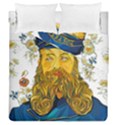 Vincent Van Gogh Cartoon Beard Illustration Bearde Duvet Cover Double Side (Queen Size) View2