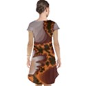 Fractal Pattern Shades Of Brown Cap Sleeve Nightdress View2