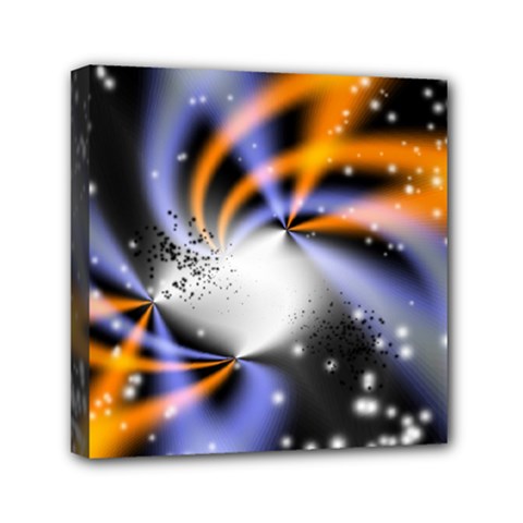 Supernova Space Star Mini Canvas 6  X 6  (stretched) by Pakrebo