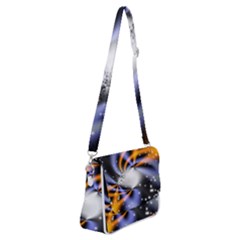 Supernova Space Star Shoulder Bag With Back Zipper