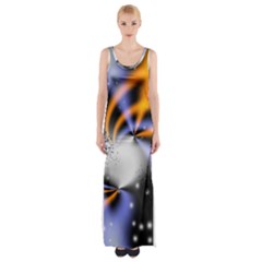 Supernova Space Star Maxi Thigh Split Dress by Pakrebo