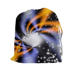 Supernova Space Star Drawstring Pouch (xxl) by Pakrebo