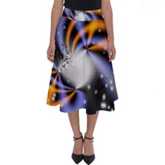 Supernova Space Star Perfect Length Midi Skirt by Pakrebo