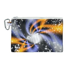 Supernova Space Star Canvas Cosmetic Bag (large) by Pakrebo